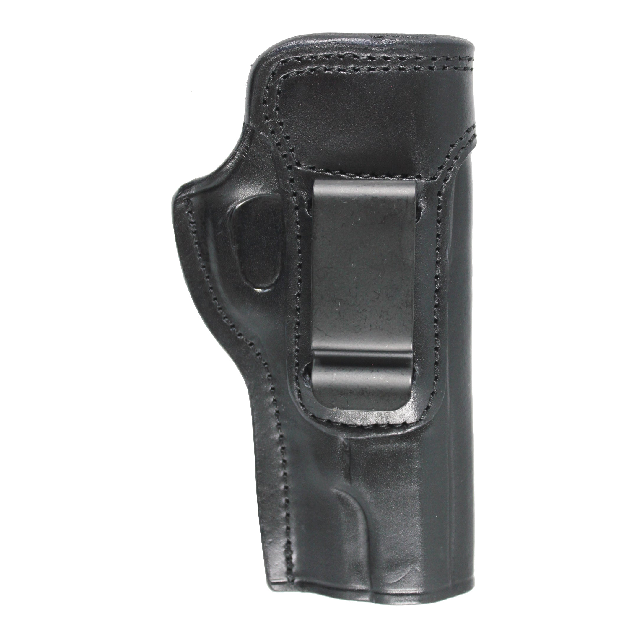 Left Or Right Hand Concealed Carry IWB Real Leather Holster - Black