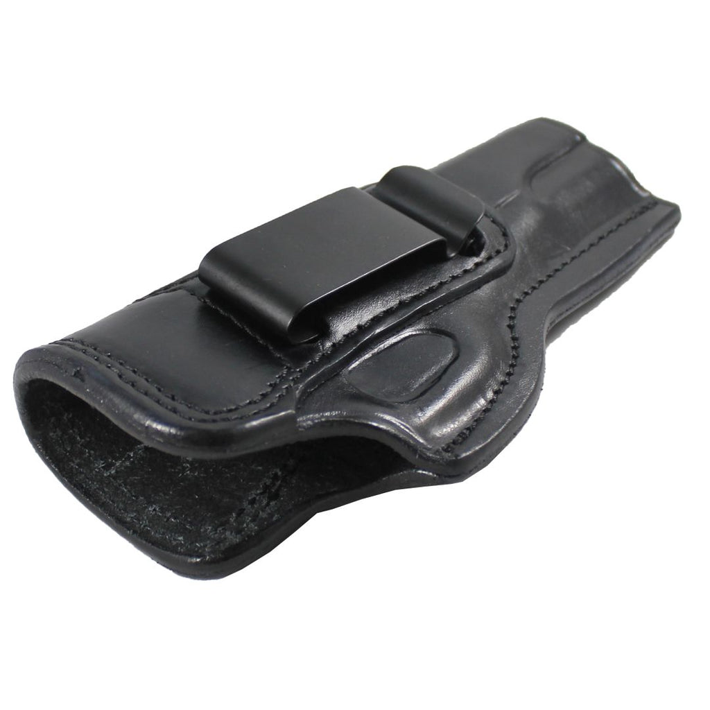 Left Or Right Hand Concealed Carry IWB Real Leather Holster - Black