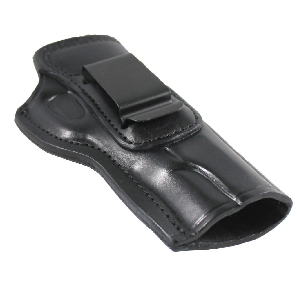 Left Or Right Hand Concealed Carry IWB Real Leather Holster - Black