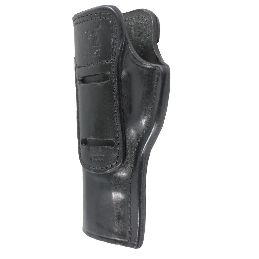 Left Or Right Hand Concealed Carry IWB Real Leather Holster - Black