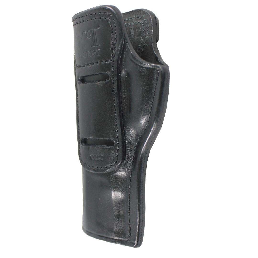 Left Or Right Hand Concealed Carry IWB Real Leather Holster - Black