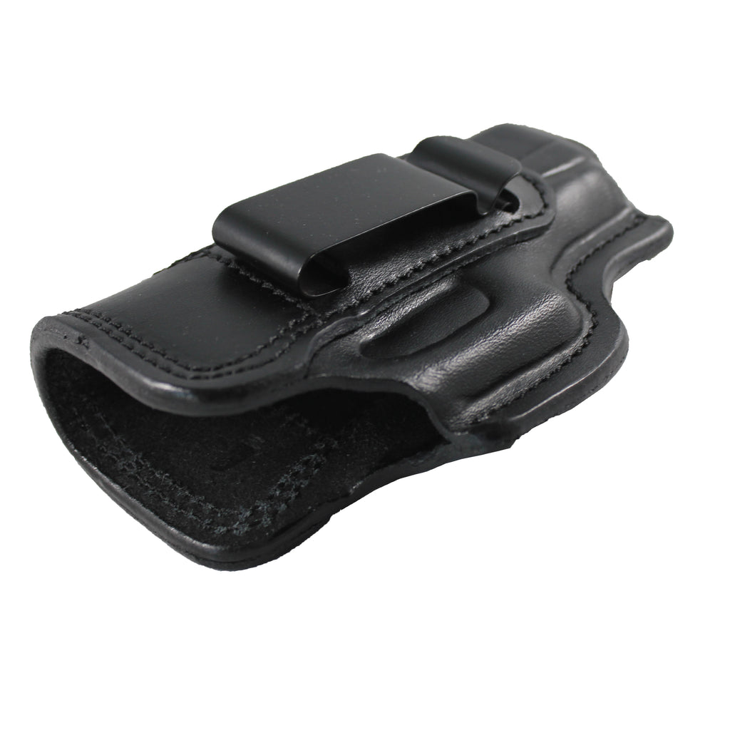 Left Or Right Hand Concealed Carry IWB Real Leather Holster - Black