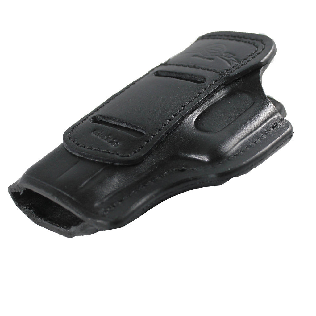Left Or Right Hand Concealed Carry IWB Real Leather Holster - Black