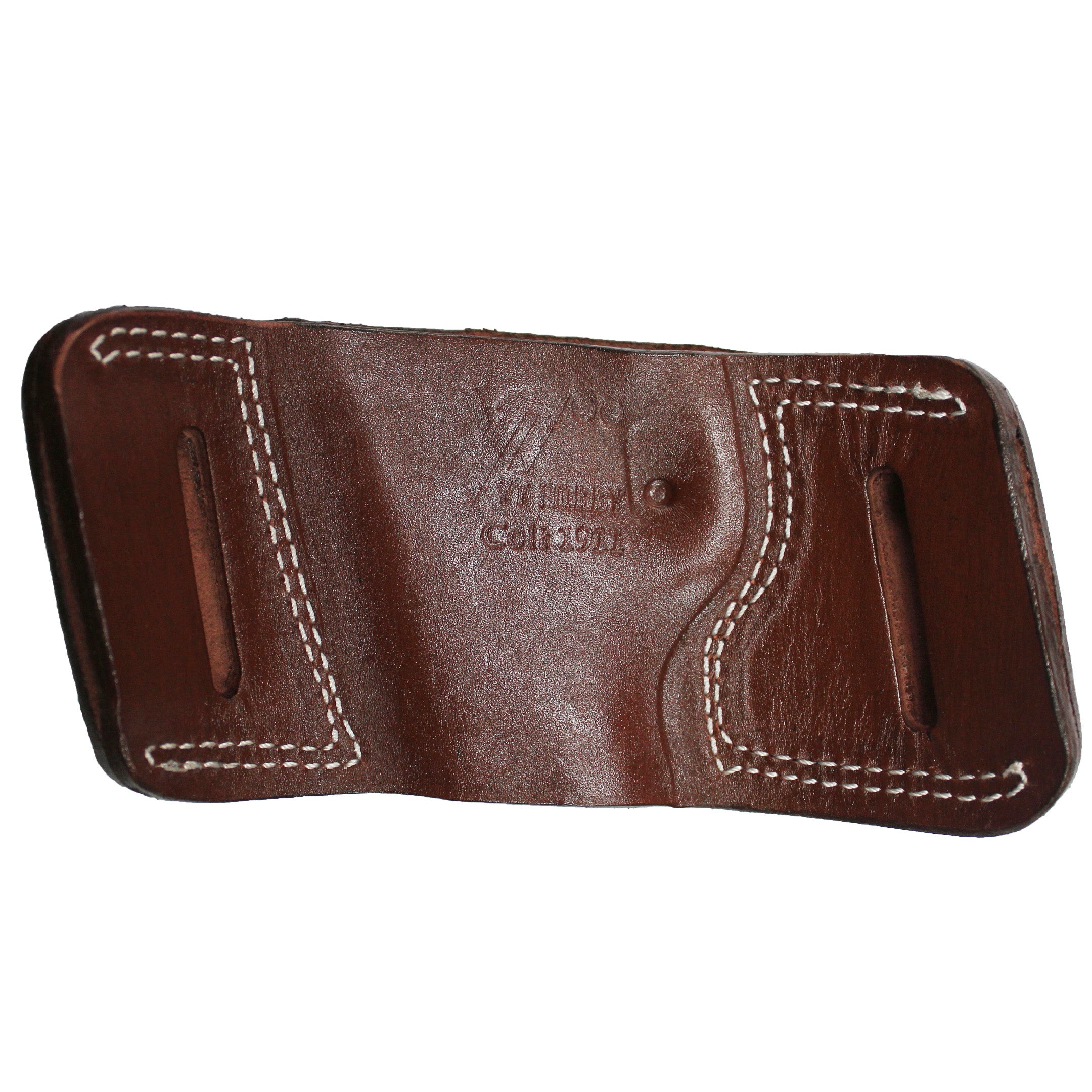 Fast Draw OWB Carry Handmade Firearm Holster - Dark Brown