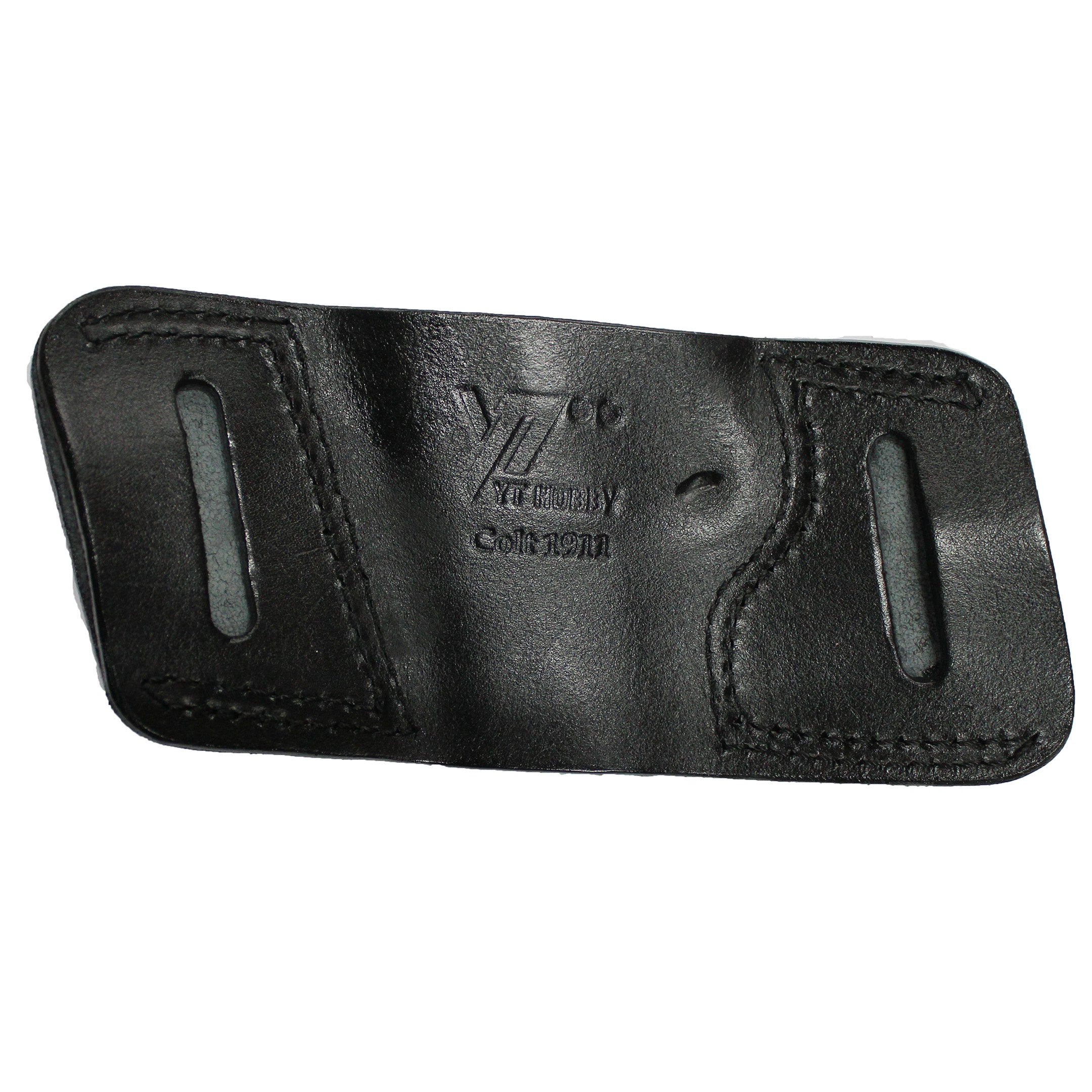 Fast Draw OWB Carry Handmade Firearm Holster - Black