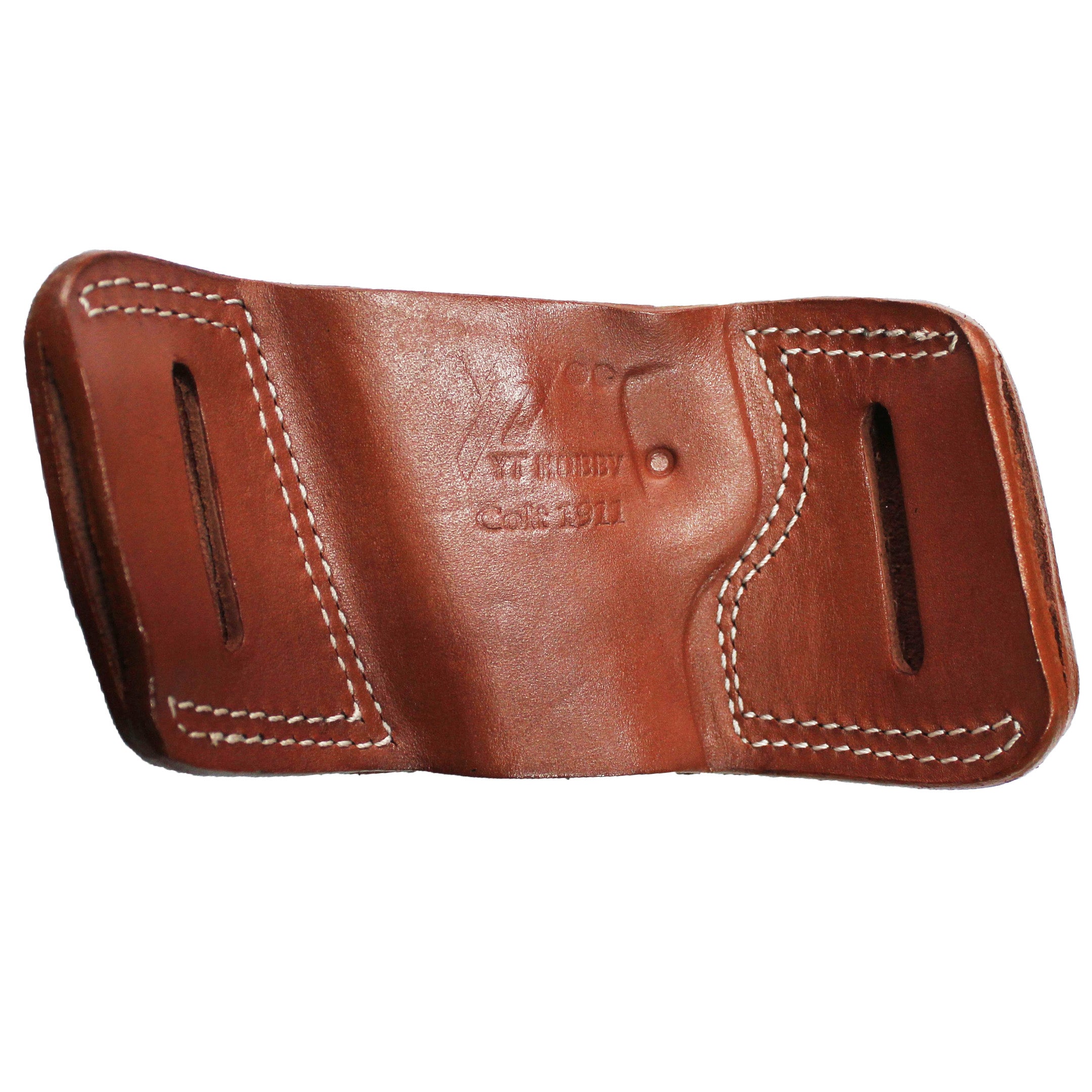 Fast Draw OWB Carry Handmade Firearm Holster - Brown