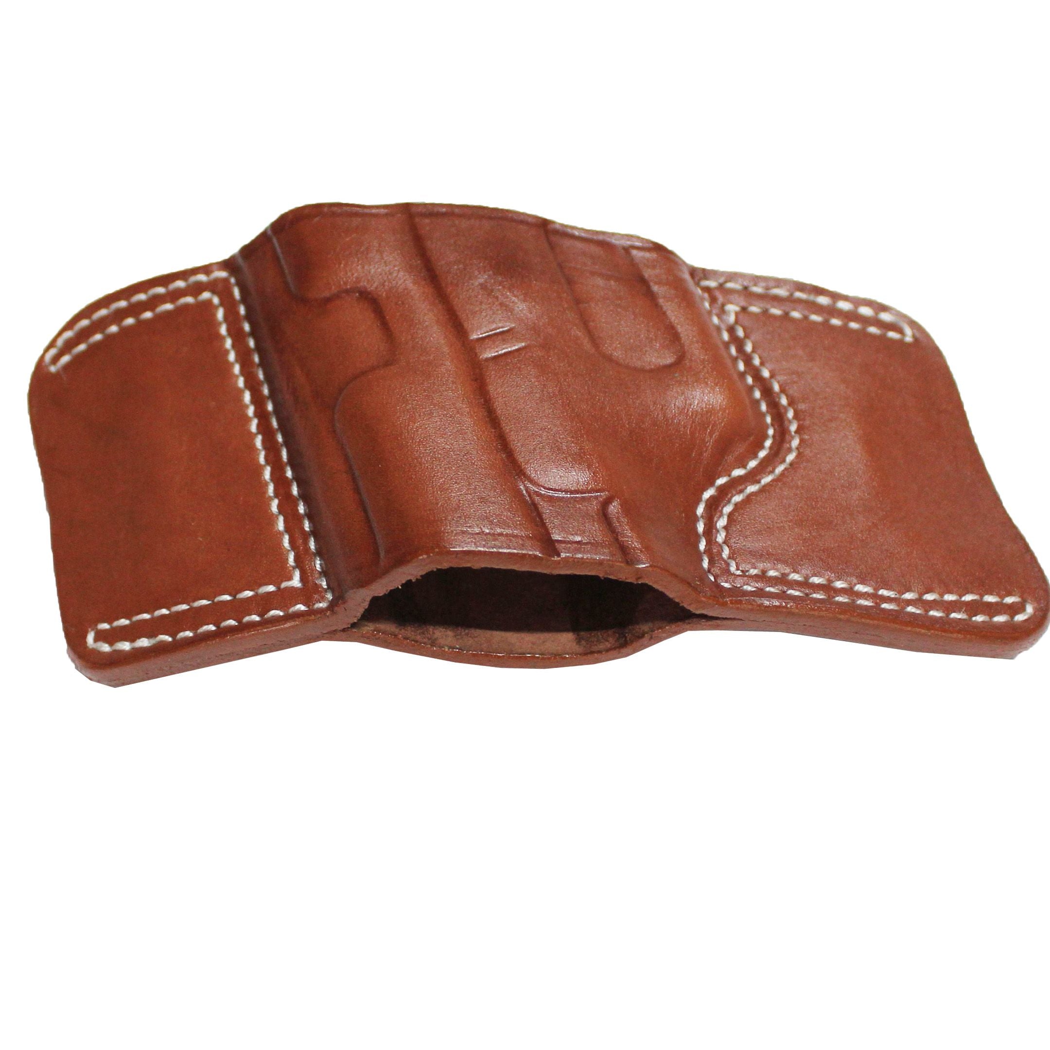 Fast Draw OWB Carry Handmade Firearm Holster - Brown