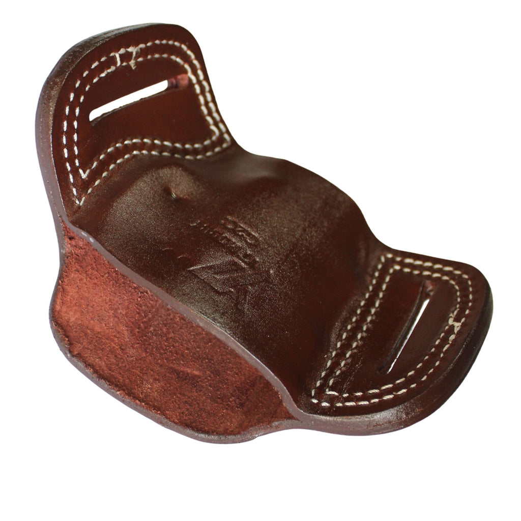 Two Slot Sport OWB Carry Fast Draw Handmade Gun Holster - Dark Brown