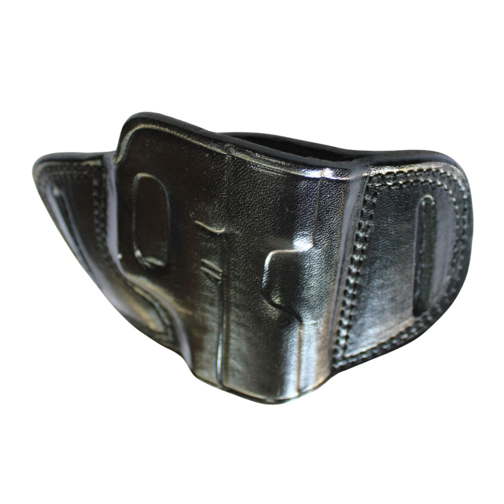 Two Slot Sport OWB Carry Fast Draw Handmade Gun Holster - Black