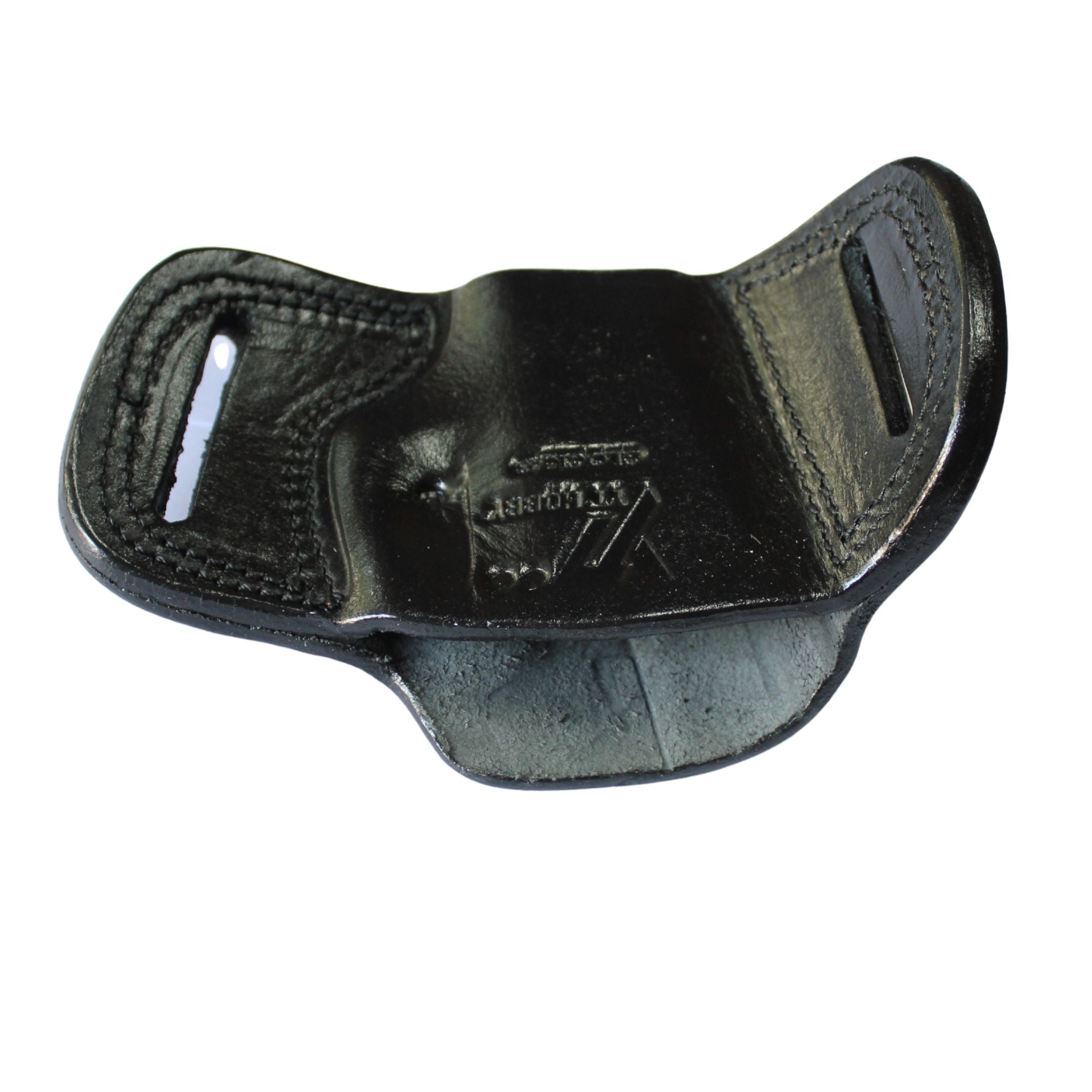 Two Slot Sport OWB Carry Fast Draw Handmade Gun Holster - Black