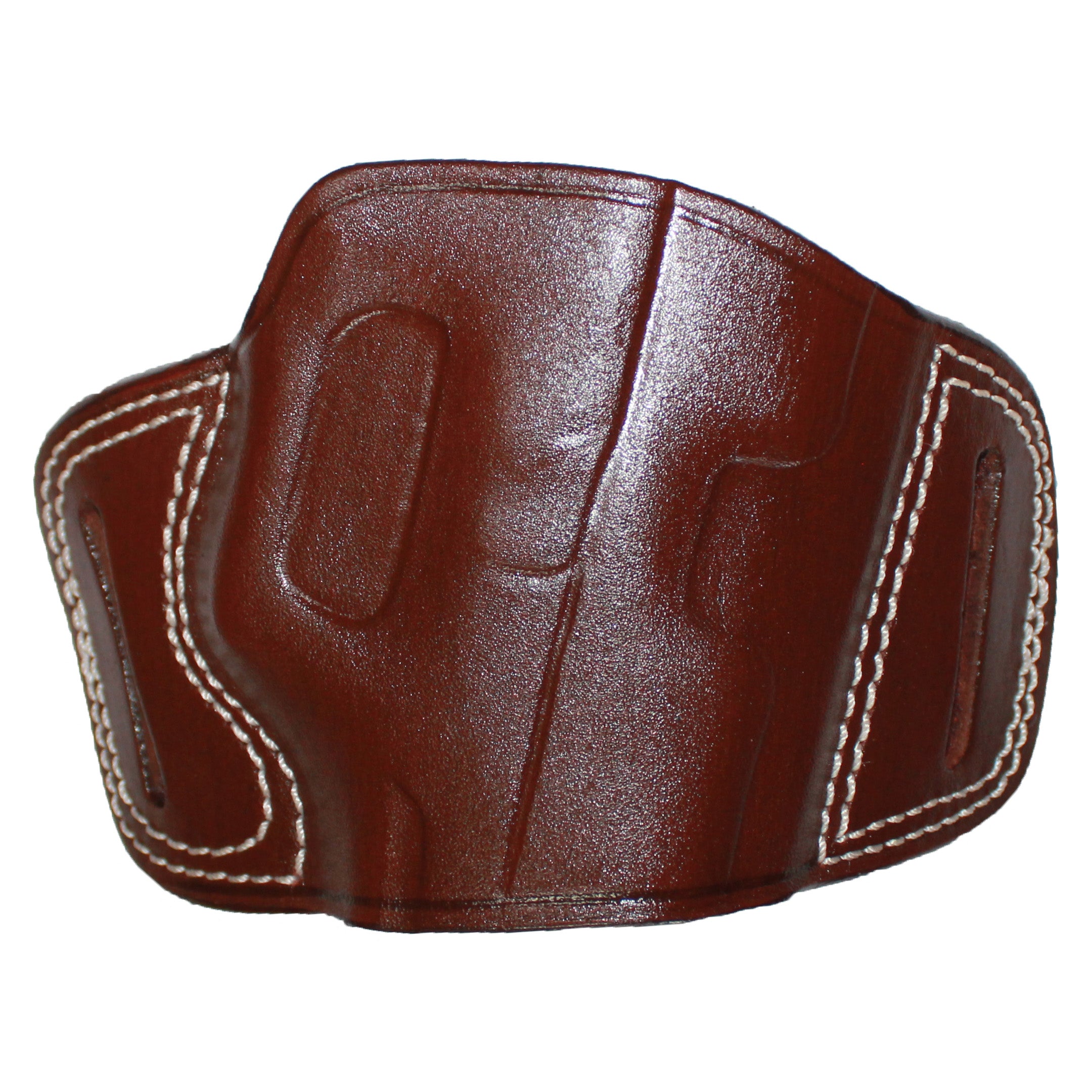 Two Slot Sport OWB Carry Fast Draw Handmade Gun Holster - Dark Brown