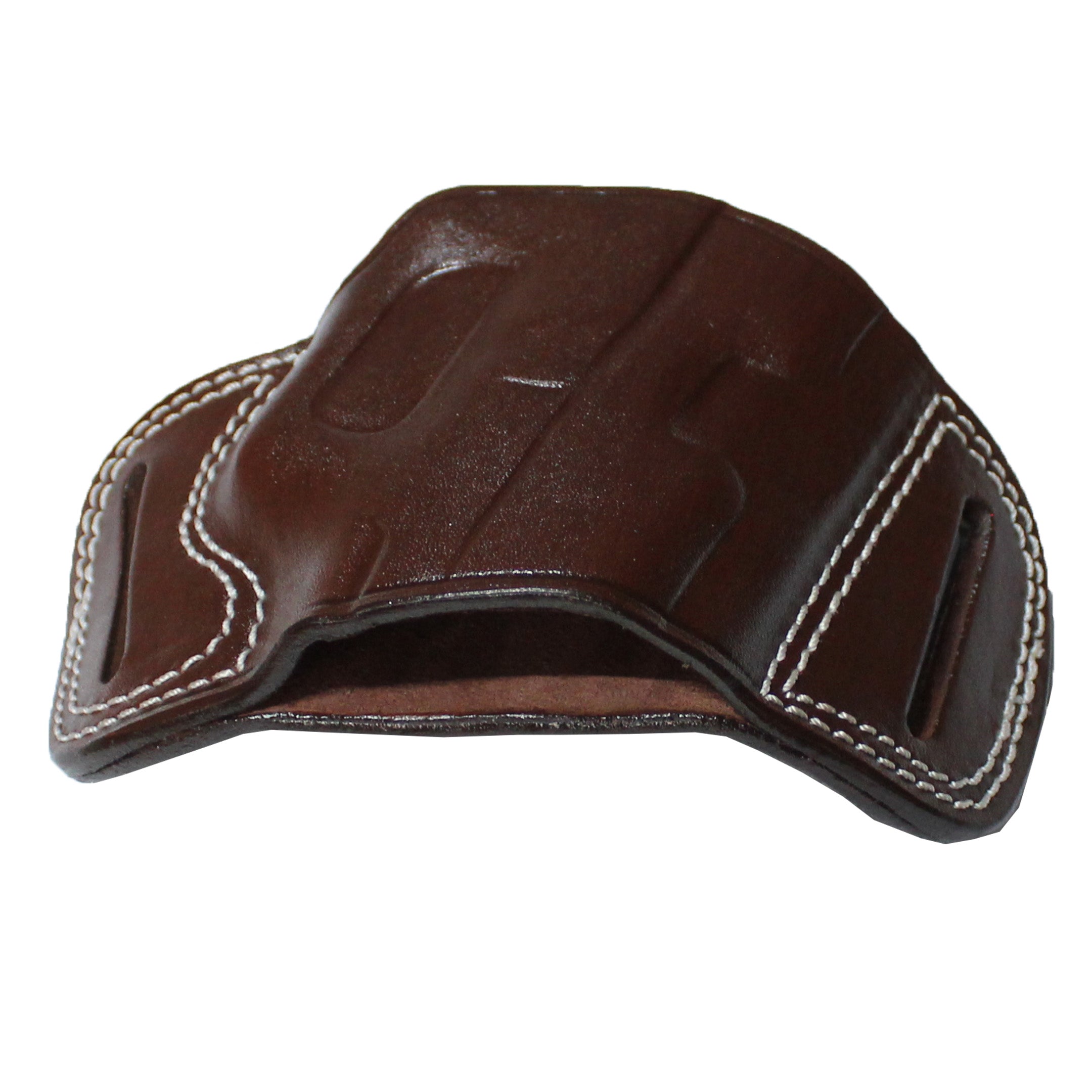 Two Slot Sport OWB Carry Fast Draw Handmade Gun Holster - Dark Brown