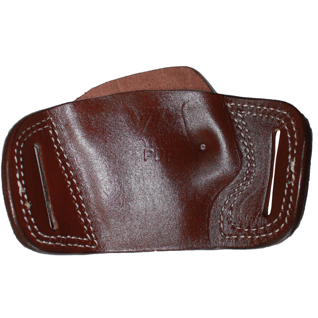 Two Slot Sport OWB Carry Fast Draw Handmade Gun Holster - Dark Brown