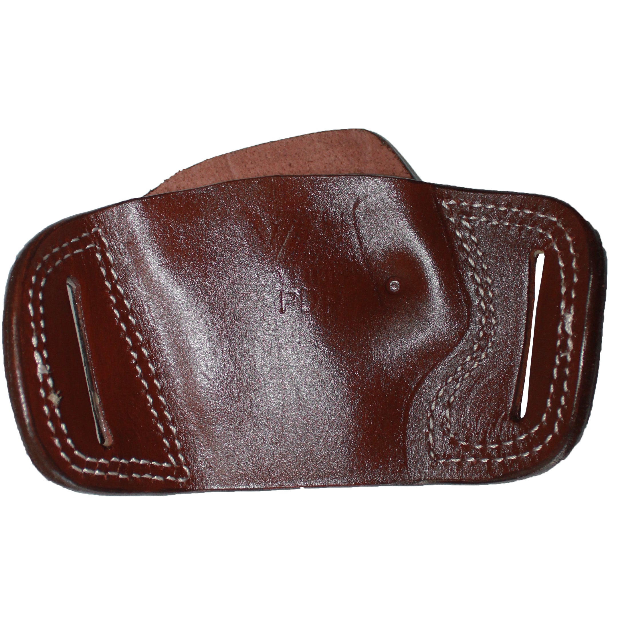 Two Slot Sport OWB Carry Fast Draw Handmade Gun Holster - Dark Brown